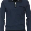CASA MODA comfort fit schipperstrui, blauw melange