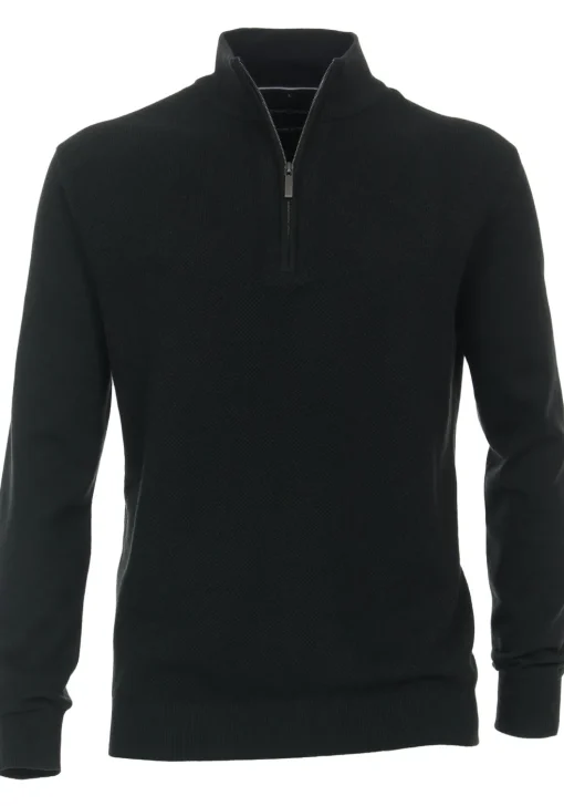 CASA MODA comfort fit schipperstrui, donkergroen