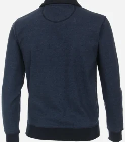 CASA MODA comfort fit schipperstrui, blauw melange