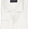 CASA MODA comfort fit smoking overhemd, dubbele manchet en wing kraag, wit