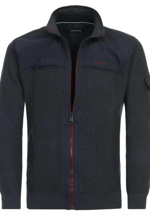 CASA MODA comfort fit vest, blauw