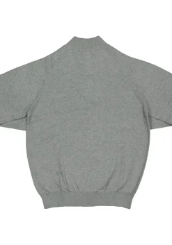 CASA MODA heren vest katoen, met rits, grijs