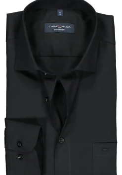 CASA MODA modern fit overhemd, zwart