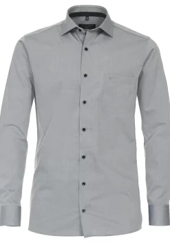 CASA MODA modern fit overhemd, popeline, grijs