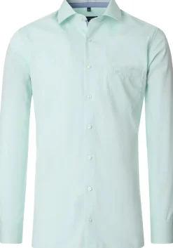 CASA MODA modern fit overhemd, popeline, groen