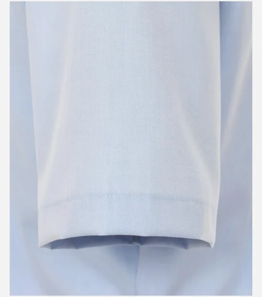 CASA MODA modern fit overhemd, korte mouw, popeline, blauw