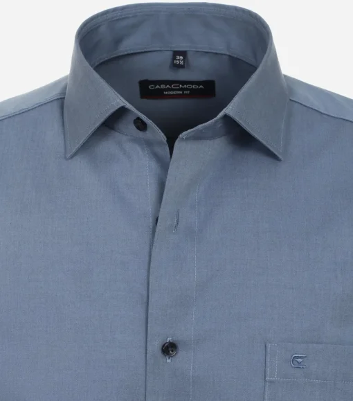 CASA MODA modern fit overhemd, popeline, blauw