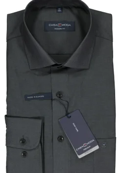CASA MODA modern fit overhemd, antraciet grijs