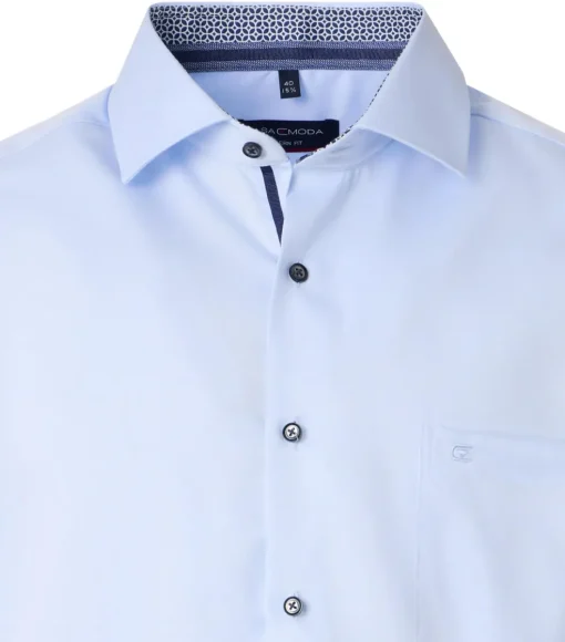 CASA MODA modern fit overhemd, twill, blauw