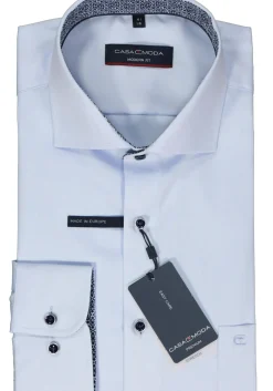 CASA MODA modern fit overhemd, twill, blauw
