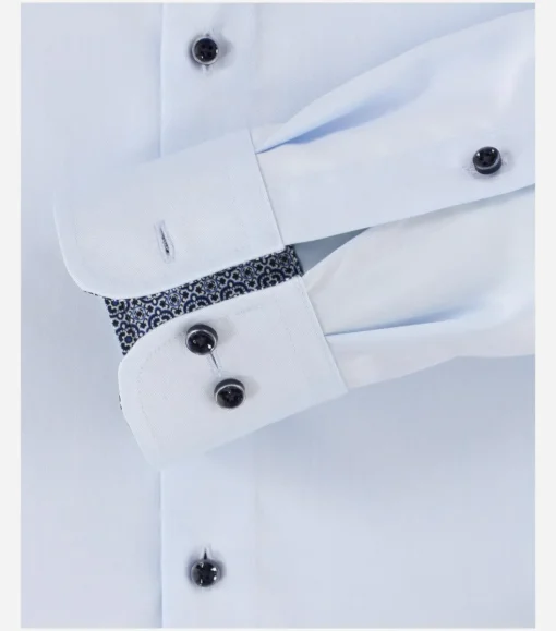 CASA MODA modern fit overhemd, twill, blauw