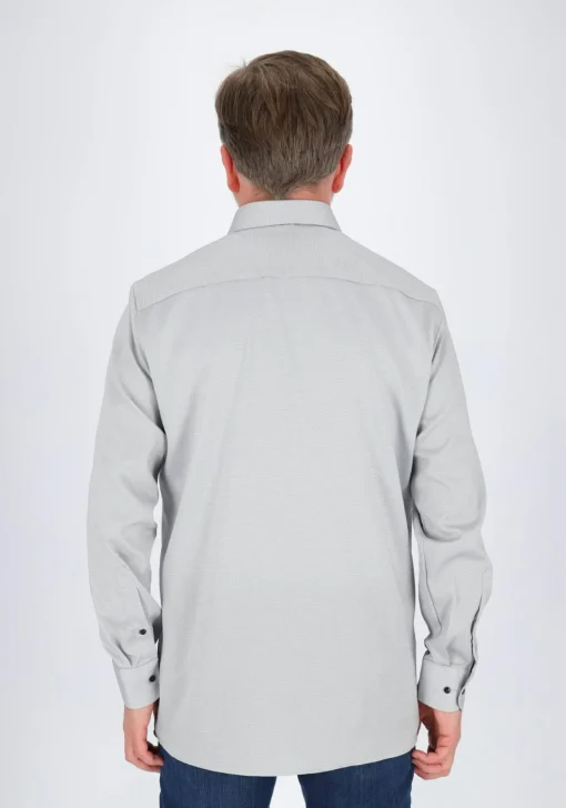 CASA MODA modern fit overhemd, dobby, grijs