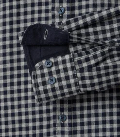 CASA MODA Sport casual fit overhemd, twill, blauw geruit