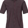 CASA MODA Sport comfort fit overhemd, korte mouw, dobby, rood geruit