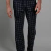 Ceceba heren pyjama- of loungebroek, donkerblauw dessin