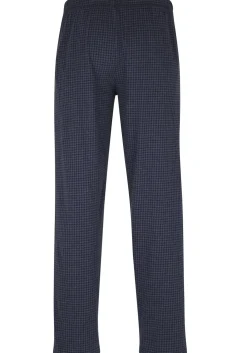Ceceba heren pyjamabroek lang, blauw pied de poule