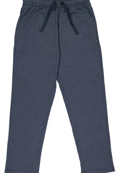 Ceceba heren pyjamabroek lang, blauw pied de poule