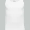 Ceceba heren singlet O-hals (1-pack), wit
