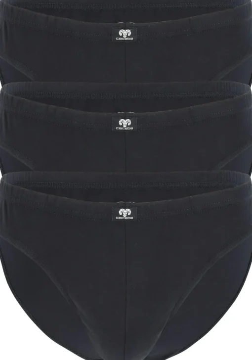 Ceceba heren slips (3-pack), zwart