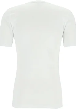 Ceceba heren T-shirt fijnrib regular fit (1-pack), O-hals, wit
