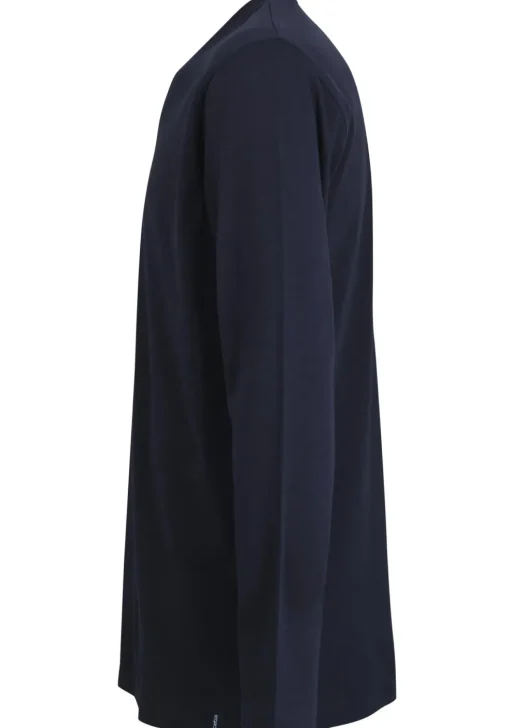 Ceceba pyjama of lounge T-shirt, lange mouw, blauw
