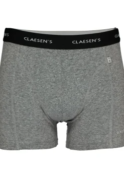 Claesen's Basics boxers (3-pack), heren boxers lang, grijs