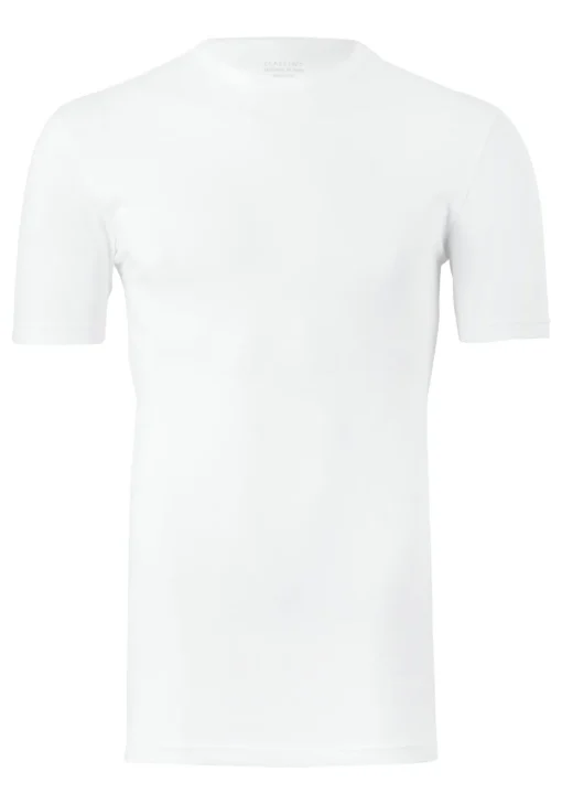 Claesen's Basics T-shirts (2-pack), heren T-shirts O-hals, wit