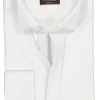 ETERNA modern fit overhemd, dubbele manchet, niet doorschijnend twill heren overhemd, wit