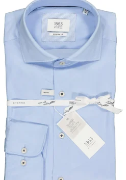 ETERNA modern fit overhemd, 1863 casual Soft tailoring, lichtblauw