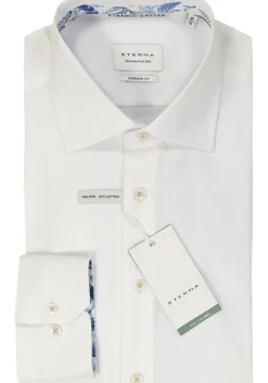 ETERNA modern fit overhemd, Oxford, wit