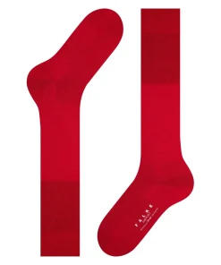 FALKE Airport heren kniekousen, rood (scarlet)