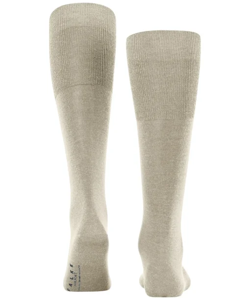 FALKE Airport heren kniekousen, beige (beige mel.)