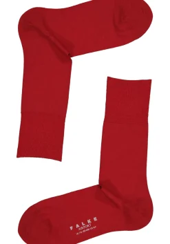 FALKE Airport herensokken, rood (scarlet)