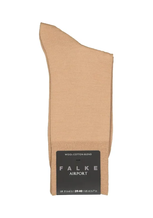 FALKE Airport herensokken, camel bruin (camel)