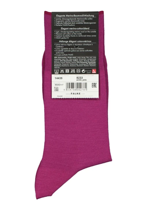 FALKE Airport herensokken, fuchsia roze (arctic pink)