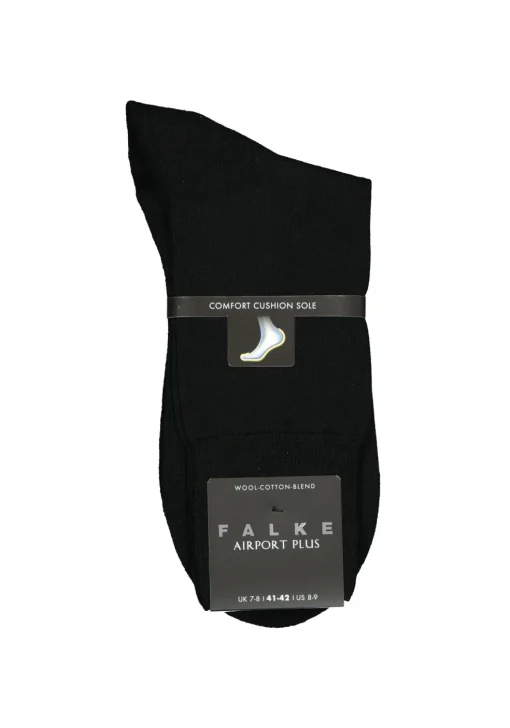 FALKE Airport Plus herensokken, zwart (black)