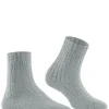 FALKE Bedsock Rib damessokken, zilvergrijs (silver)