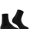 FALKE Bedsock Rib damessokken, zwart (black)