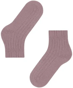 FALKE Bedsock Rib damessokken, mauve (brick)
