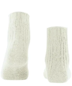 FALKE Bedsock Rib damessokken, beige (off-white)