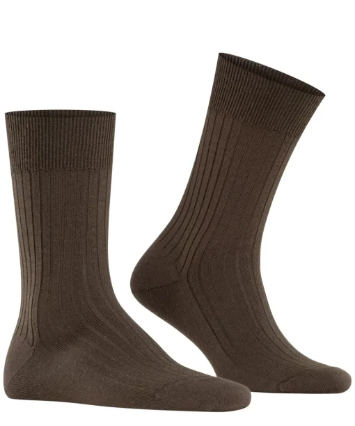 FALKE Bristol Pure Heren herensokken, bruin (brown)
