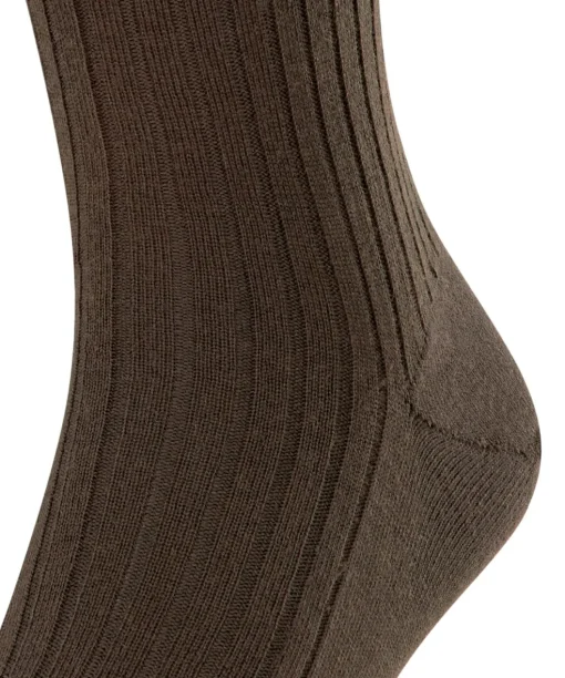 FALKE Bristol Pure Heren herensokken, bruin (brown)