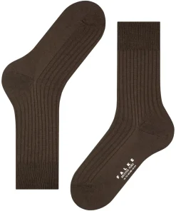 FALKE Bristol Pure Heren herensokken, bruin (brown)