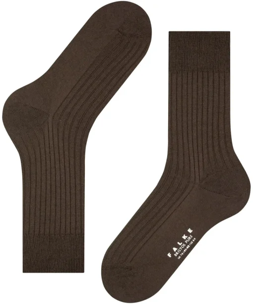 FALKE Bristol Pure Heren herensokken, bruin (brown)