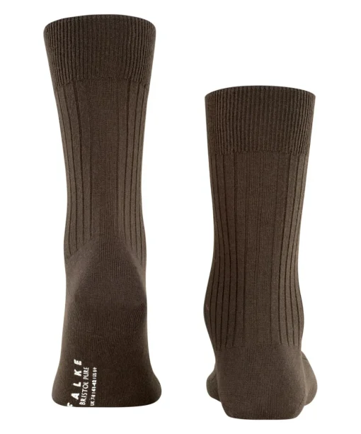 FALKE Bristol Pure Heren herensokken, bruin (brown)