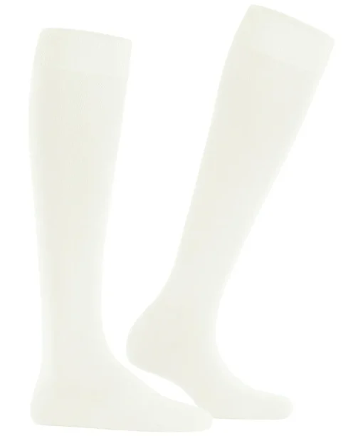 FALKE ClimaWool dames kniekousen, beige (off-white)