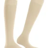 FALKE ClimaWool dames kniekousen, creme (cream)