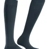 FALKE ClimaWool dames kniekousen, donkerblauw (navy mel.)