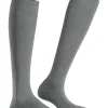 FALKE ClimaWool dames kniekousen, grijs (light greymel.)
