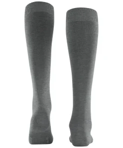 FALKE ClimaWool dames kniekousen, grijs (light greymel.)